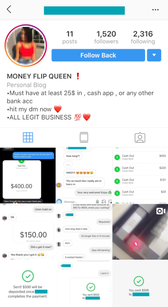 Beware Of Cash App Scams Via Instagram Giveaways